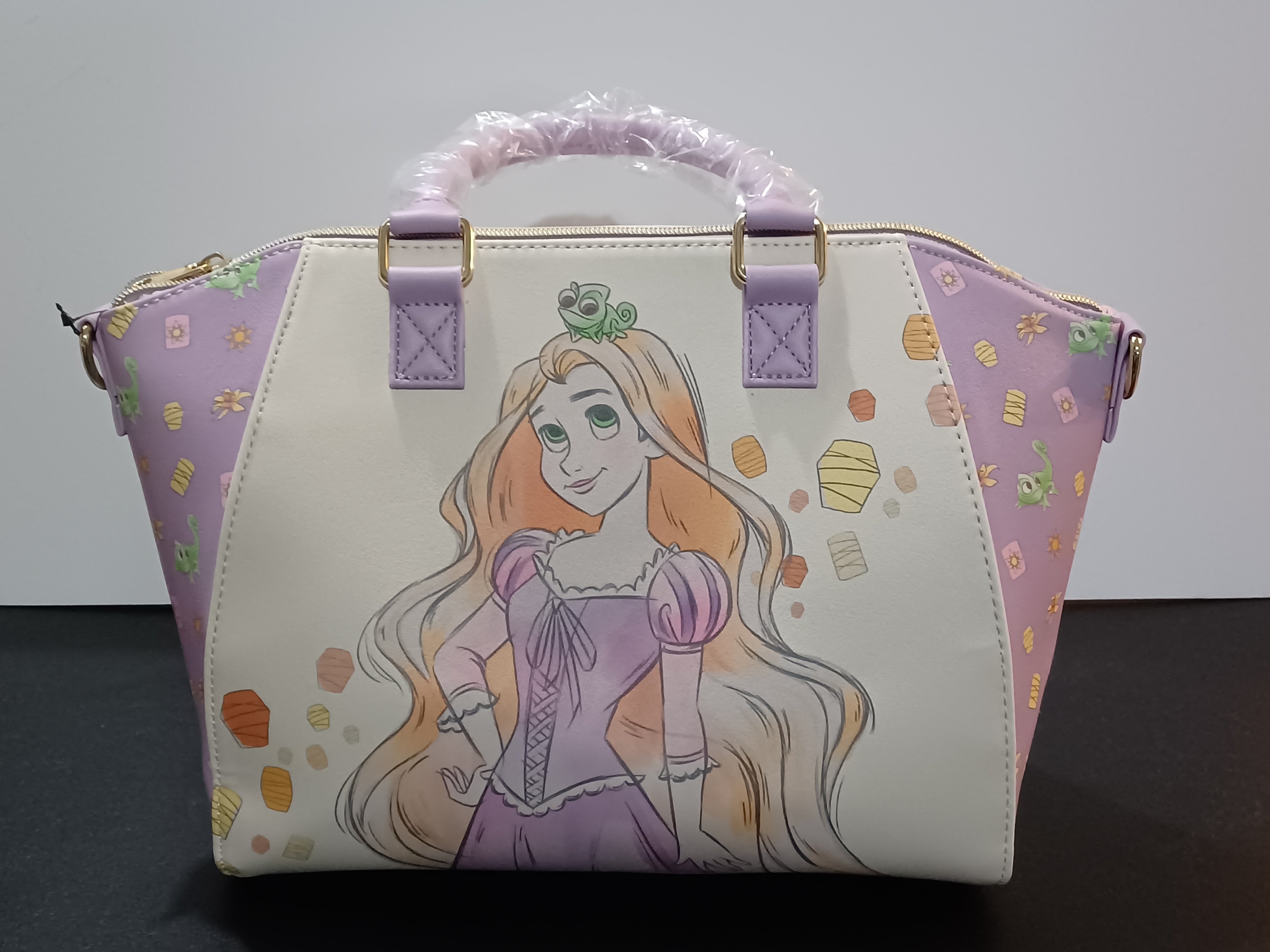 Loungefly Disney Tangled Rapunzel & shops Pascal Satchel Bag